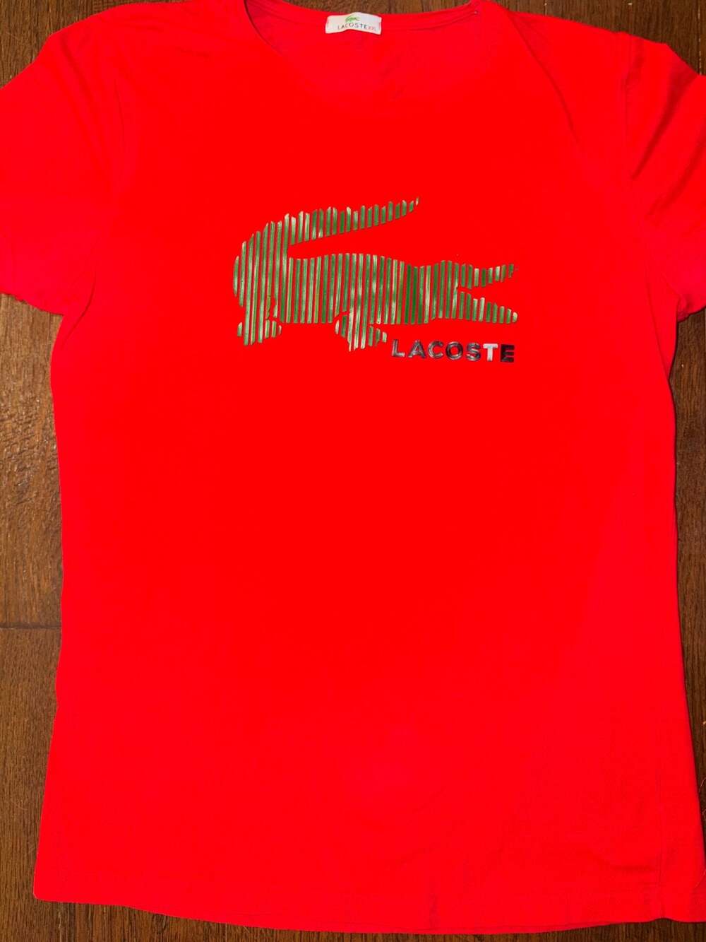 Lacoste Men's Ultra Dry Graphic Croc Logo T-Shirt XXL